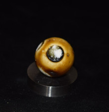      Antique German      Bennington glazed clay marble size .796" 51/64" 20mm
