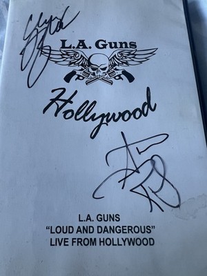 La Guns Signed DVD Live In Concert
