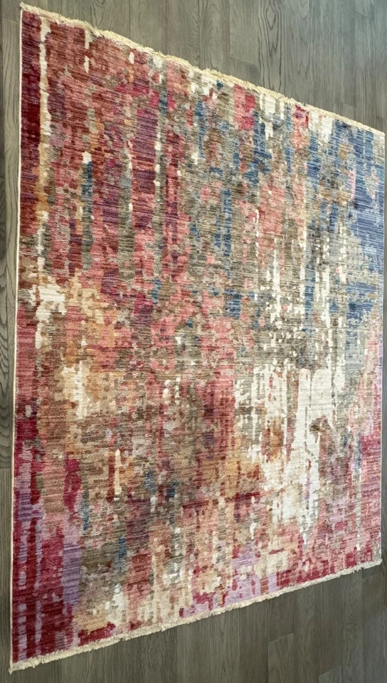 5x6ft Area Rug, Multicolor, Geometric, Excellent Condition, Pre-owned. - Image 4 of 4