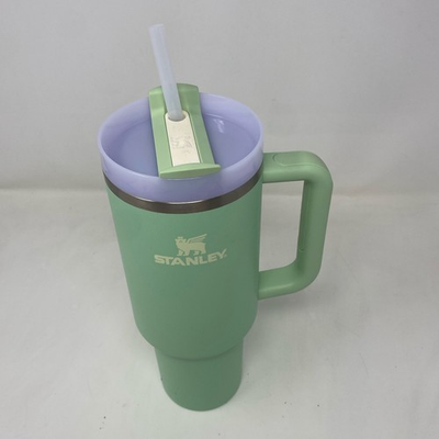 #ad Stanley Quencher H2.0 40oz Tumbler Pistachio w Handle amp; Straw $22.99