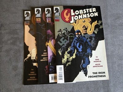 Dark Horse Comics Lobster Johnson The Iron Prometheus #1 To #4