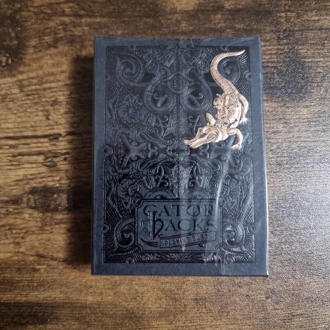 Rose Gold Gatorbacks Playing Cards New Sealed Limited Rose Gold Gatorbacks Playing Cards New Sealed Limited