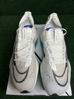 Nike Air Zoom Alphafly Next% 2 White Jade Green Men's Size 9 Nike Air Zoom Alphafly Next% 2 White Jade Green Men's Size 9