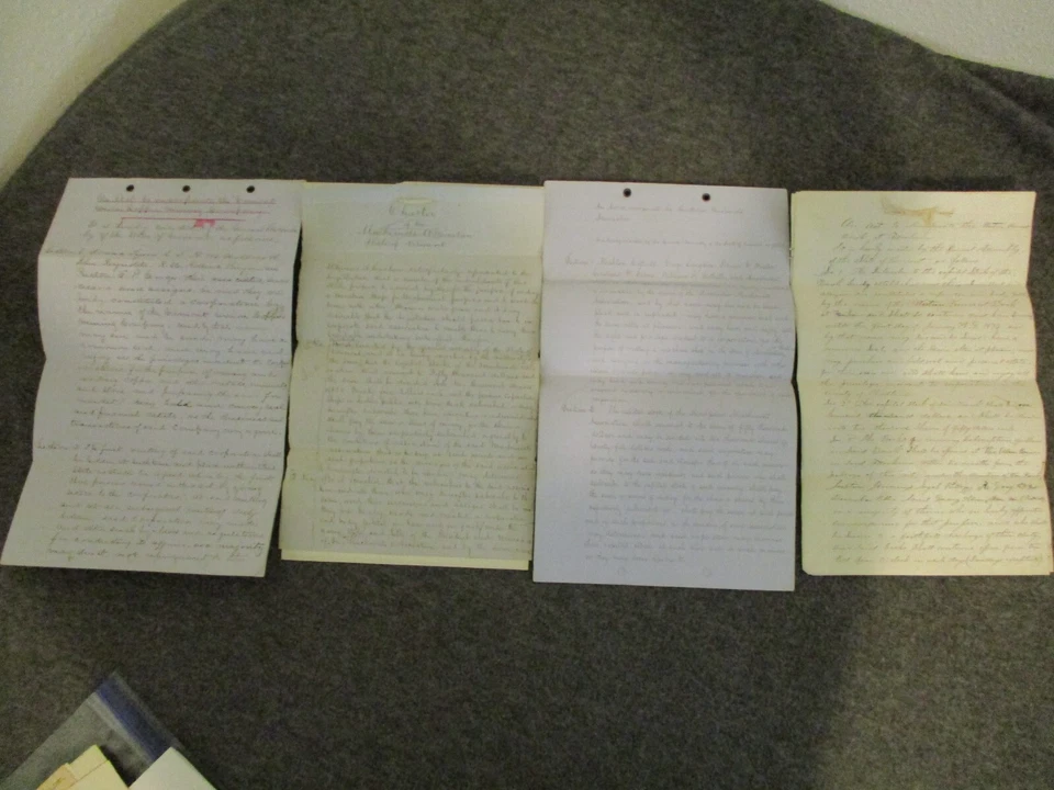 1800 Impuesto gubernamental bancario 20+ cartas documentos michigan vermont + era de la guerra civil Foto 2 de 4