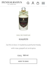 Penhaligon's HALFETI 100ml Brand New Unwated gift 