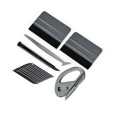 Gomake Vehicle Vinyl Wrap Window Tint Film Tool Kit Include 4 Inch Felt Squee...