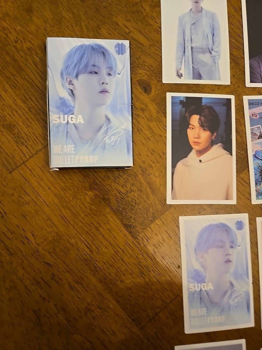 BTS Suga We Are Bulletproof Box Of 30 Cards In Box | eBay
