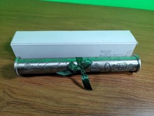 Birth Certificate Holder - Baby  s First Gift - Pewter Finish never used.  D1 