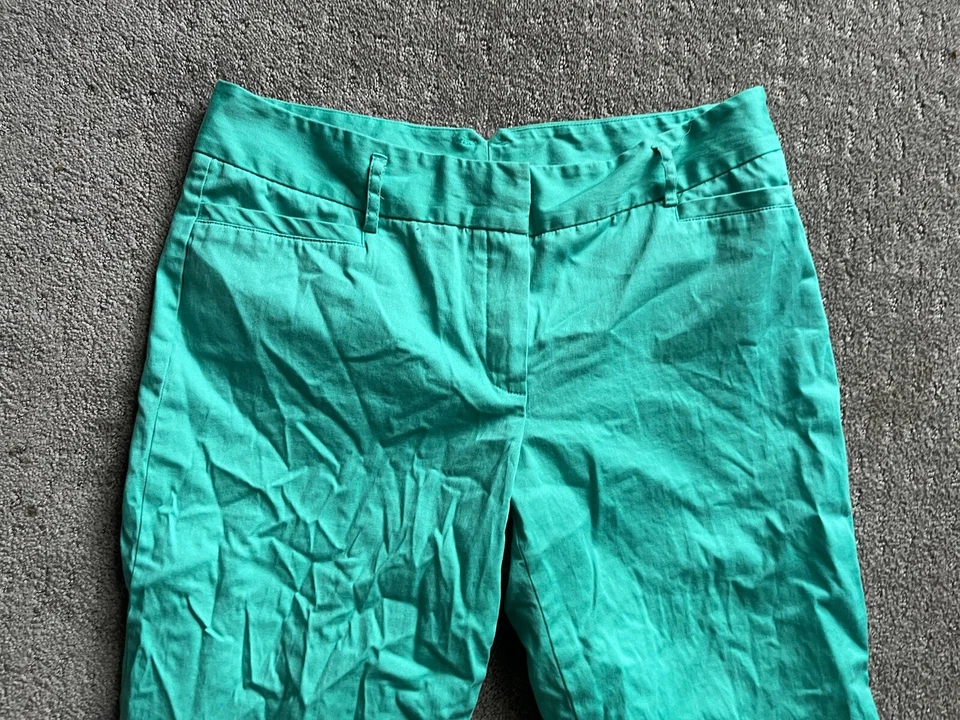 Pantalones al tobillo Metaphor Missy para mujer verdes talla 8 Foto 2 de 4