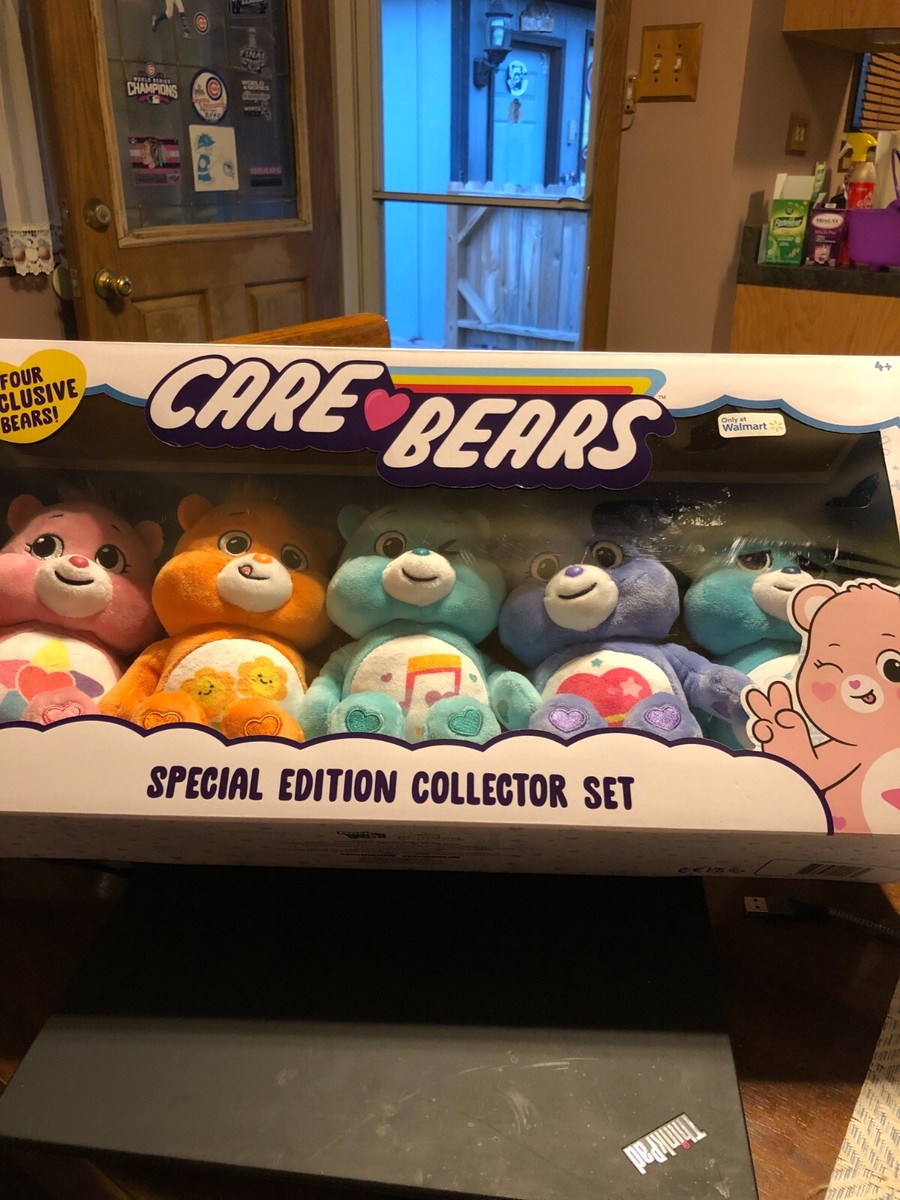 CARE BEARS SPECIAL EDITION COLLECTOR SET FOUR EXCLUSIVE BEARS,