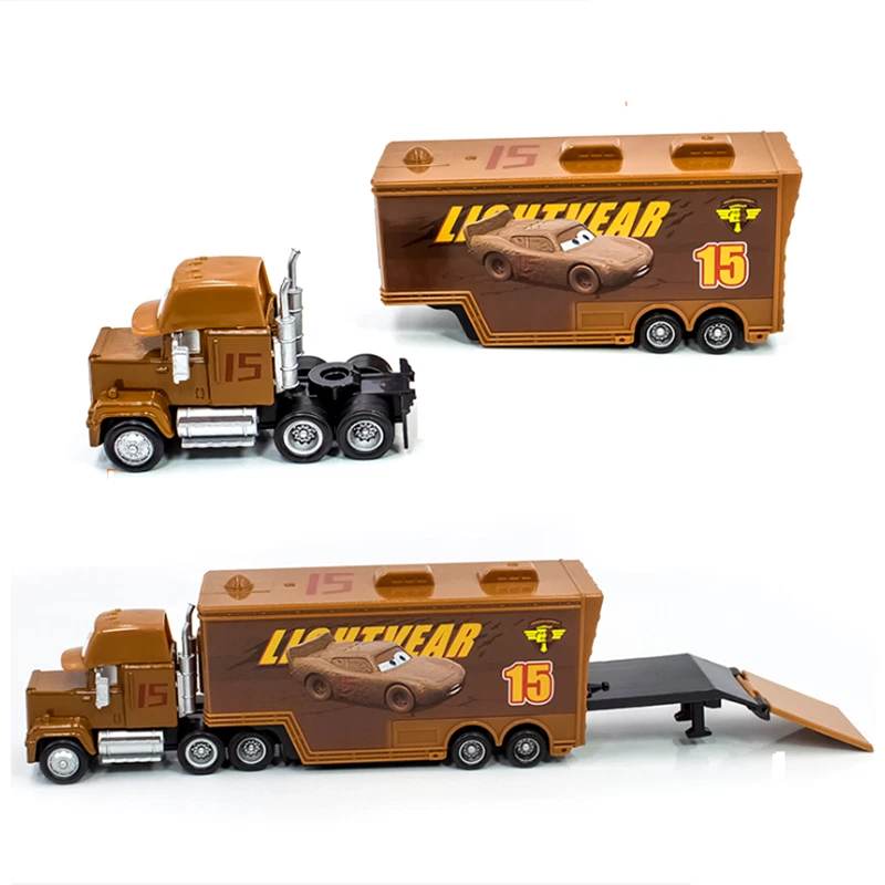 McQueen Disney Pixar Cars 3 Movie Series Mike Transporter Cargo Trailer gifts - Image 4 of 4
