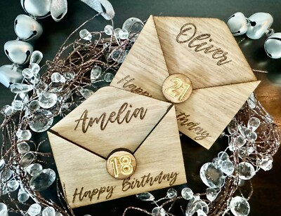 Happy Birthday Geldhalter personalisiert Geburtstagskarte Umschlag jedes Alter Geschenk