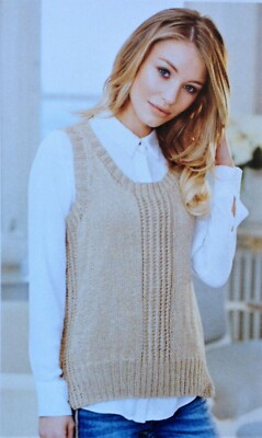 Strickanleitung - Damen Trägertop & Cardigan/Jacke, DK, Stylecraft 9507