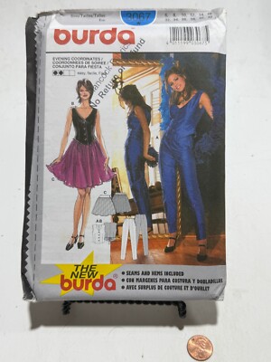 Burda Vest/Pants/Skirt Pattern Sizes 6-16 #3067