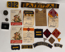 VINTAGE LARGE ASSORTMENT 1950 BOY CUB SCOUTS 1950-51