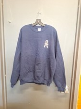 Gildan Blue EMS Breast Cancer Ribbon Pullover...