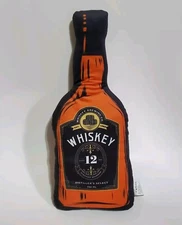 Wiskey Bottle Pillow Heated Pillow 19" Stuffed Plush Warming Pouch Not Included