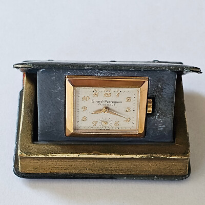 GIRARD PERREGAUX-''LIVRE D'HEURES''-HANDBUCH-AUS TASCHE ODER TISCH-SIGNIERT-SEHR SELTEN