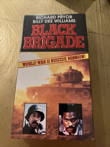 Black Brigade - SEALED VHS Tape - Richard Pryor Billy Dee Williams - WWII 1970 - Picture 1 of 8