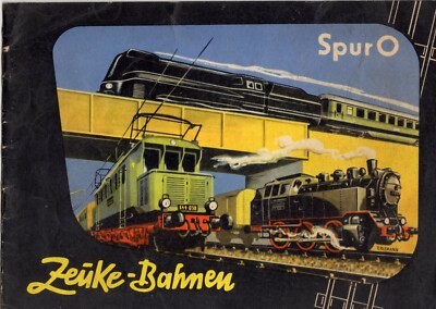 catalogue ZEUKE-BAHNEN gauge O 1957 Zeuke-Wegwerk Berlin GDR D bb