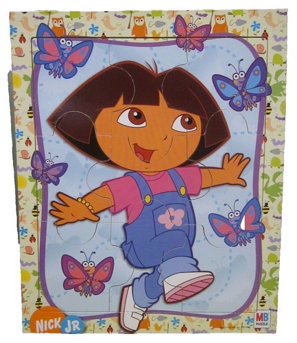 Dora the Explorer 12 Piece Shaped Wood Puzzle ~ A Vacation to