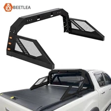 NEW Truck Car Roll Bar Chase Rack 6 Amber Auxiliary Side Marker Lamps Adjustable