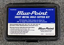 Blue-Point Sheet Metal Hole Cutter Kit GA219B (Preowned)