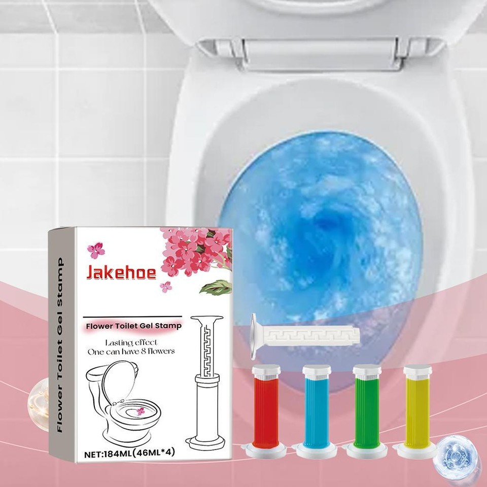 Toilet Deodorization Gel Deodorant Airs Freshener Cleaner Flower