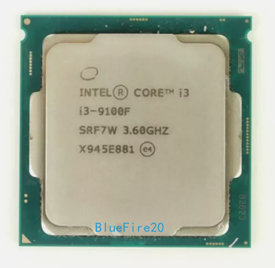 9Th Gen Intel Core i3-9100F LGA1151 CPU Processor Quad Core 3.6GHz