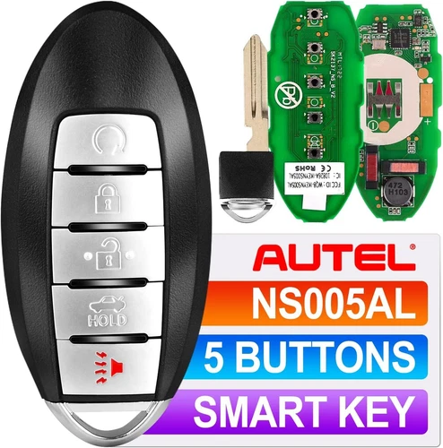 AUTEL MAXIIM IKEY Premium Style IKEYNS005AL Nissan 5 Buttons Universal Smart Key