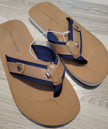 Brown Navy Sandals Flip Flops 