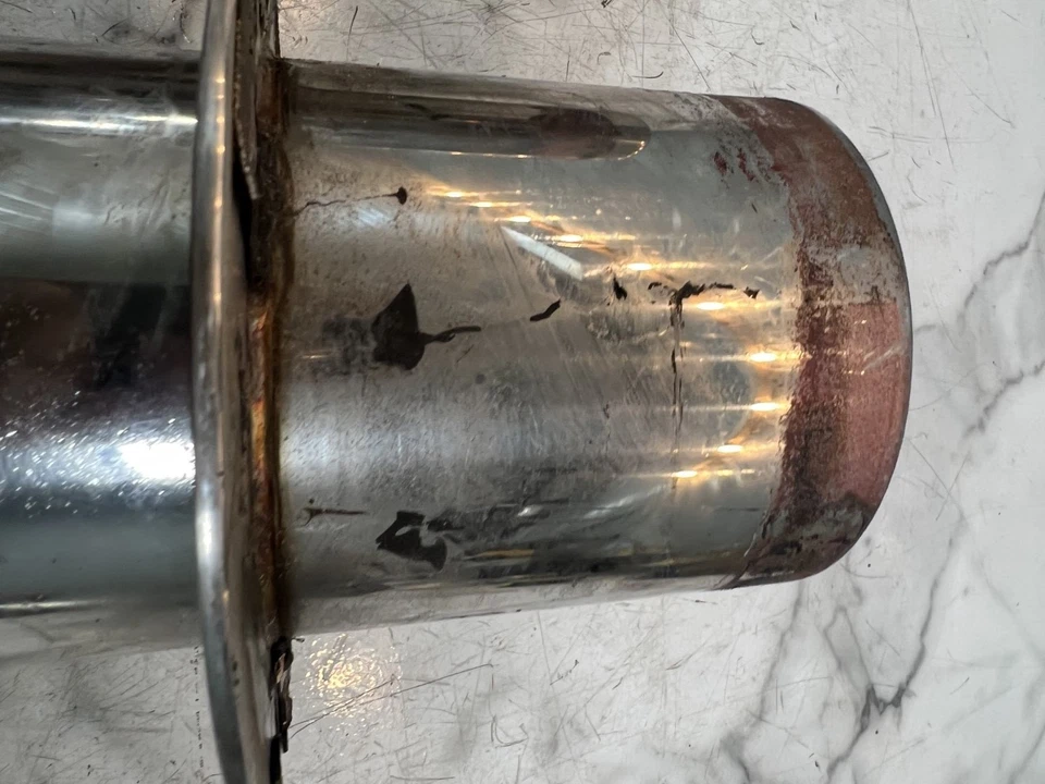 94 OMC Cobra 5.0 L 305 Boat stainless steel through hull transom exhaust pipes - Image 4 of 4