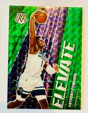 Anthony Edwards 2020-21 Panini Prizm Mosaic Elevate Rookie Green Prizm