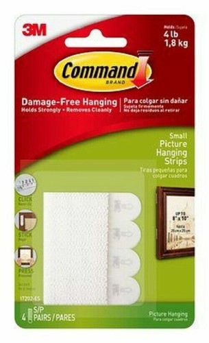 3m command strips self adhesive picture frame hanging strips white s m l - Picture 4 of 6