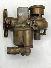 Early Brass Webber Carburetor Model E Original Vintage Car Truck  No.116