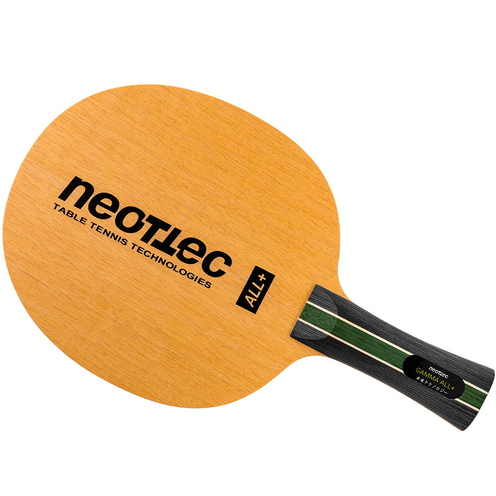 Neottec Gamma All+ Table Tennis & Ping Pong Blade, Choose Handle Type