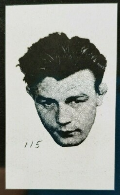 Raw 1955 All American Sports Club Boxing Pierre Langlois #115 Hand Cut