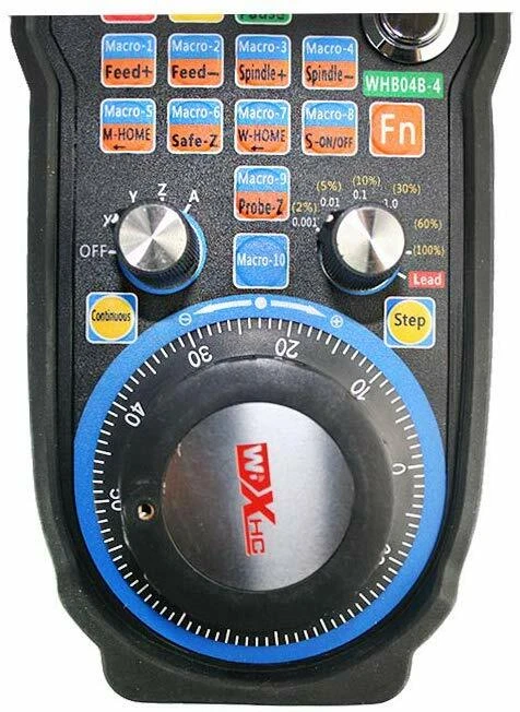 CNC MACH3 Wireless Electronic Handwheel 4 Axis Manual Controller USB Handle MPG - Image 2 of 4