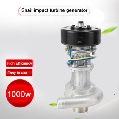 Générateur Hydroélectrique Turbine Alu 1000W 220V - Chute Eau 15m - Neuf