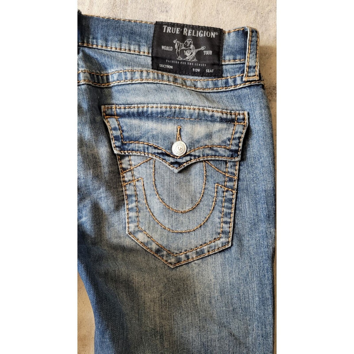 パンツ TRUE RELIGION WORLD TOUR BRAND JEANS True Religion Jeans Men's Tag 38 Approx 40x34 World Tour