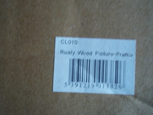 MINDY BROWNES RUSTY WOOD PICTURE FRAME 5 X 3.5 CM CL010 BNIB VERY RARE - 第 2/6 張圖片