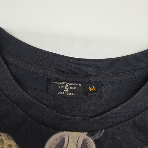 Christian Audigier Los Angeles T Shirt Men Medium Rhinestone Skull AOP Y2K Grung - Picture 8 of 12