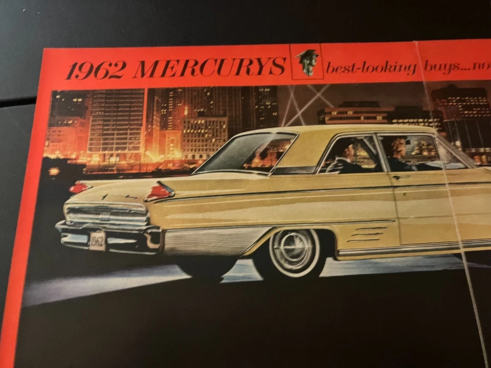 Yellow 1962 Mercury Meteor - Vintage Original Print Ad / Wall Art - CLEAN - Image 2 of 4