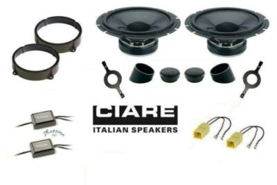 Ciare Set 4 Lautsprecher für Alfa Romeo 147 159 Adapter und Unterstützt Auto