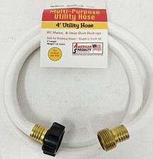 American Specialty UT-4 4' Utility Hose RV Marine & Other Short Hook-Ups