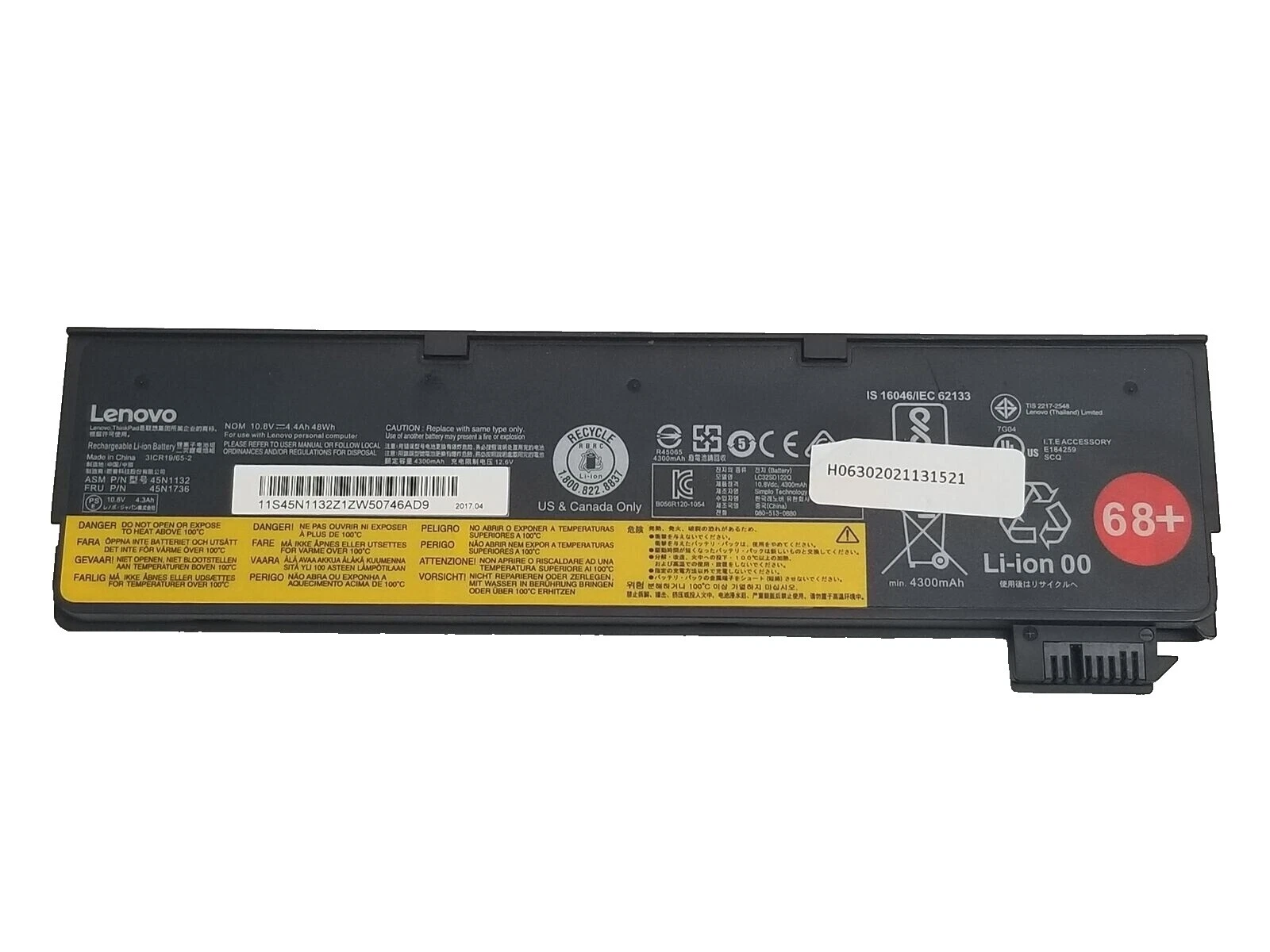 Baterías de portátiles para Lenovo Universal