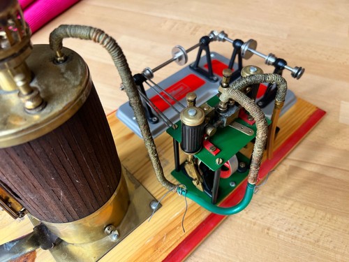 Krick Victoria Schiffs Dampfmaschine, Kessel UND Zweizylinder Antiebsaggregat! - Bild 9 von 20