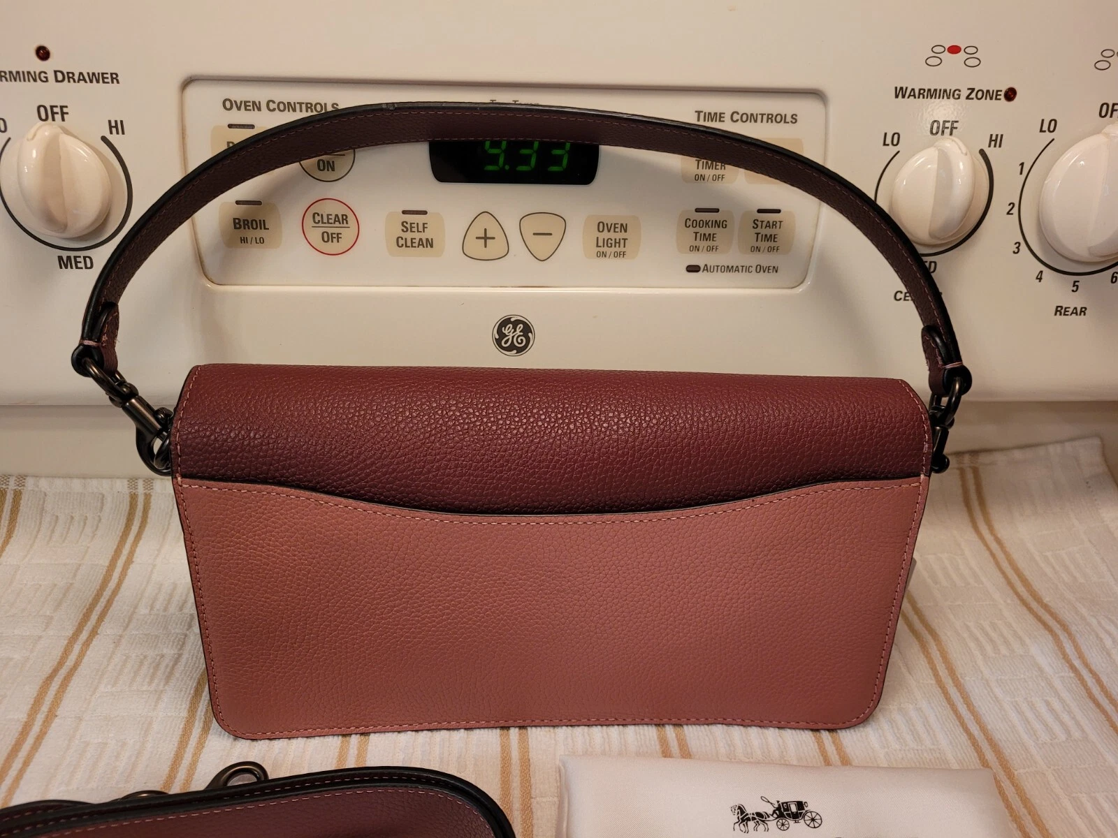 Borsa a tracolla tracolla Coach Tabby color block 76105 nuova con etichette orig $395