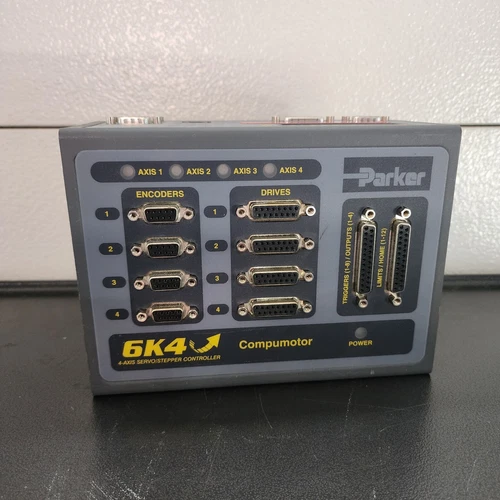 Parker 6K4-NK Compumotor Servo/Stepper Motor Control/Indexer 4-Axis RS-232 24V