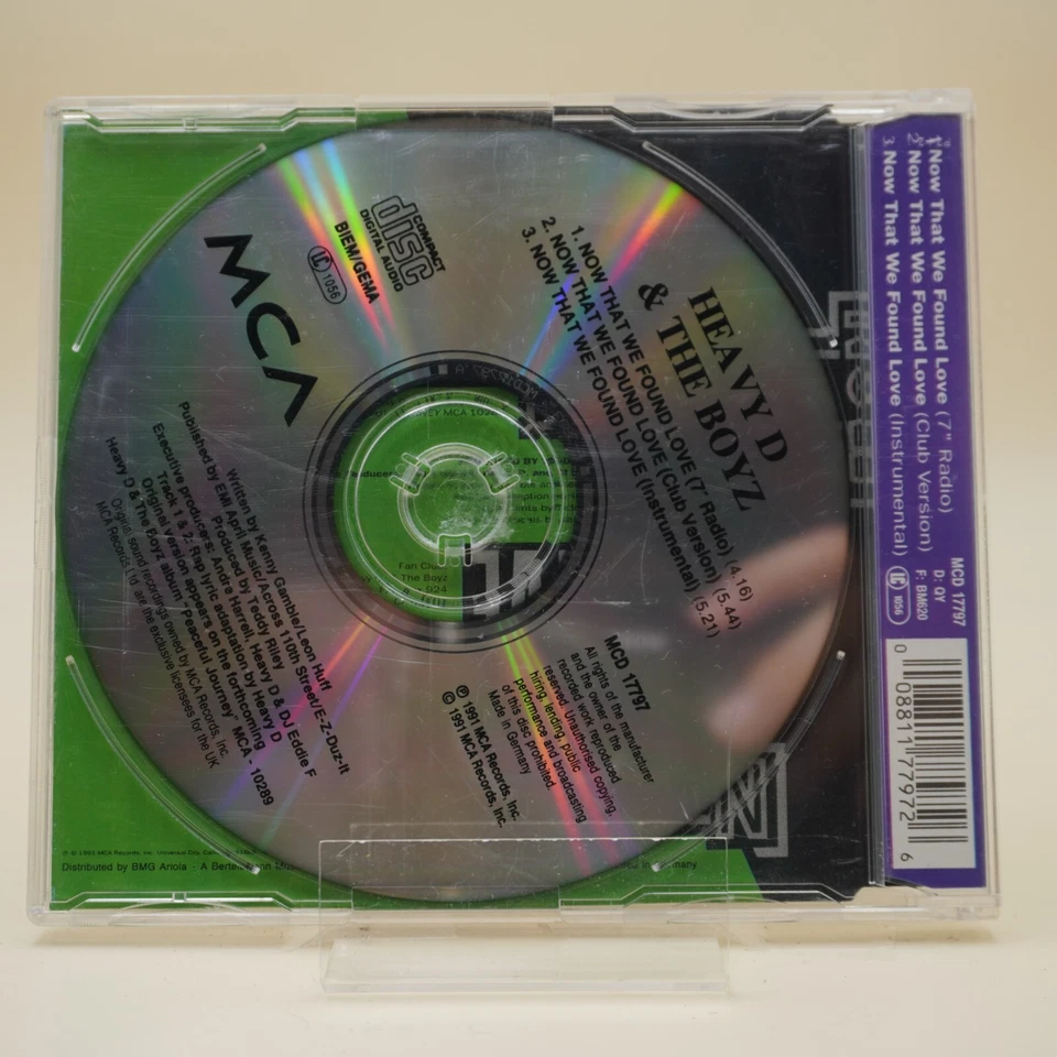 Heavy D. & The Boyz - Now That We Found Love | Maxi CD | Zustand sehr gut - Bild 2 von 2